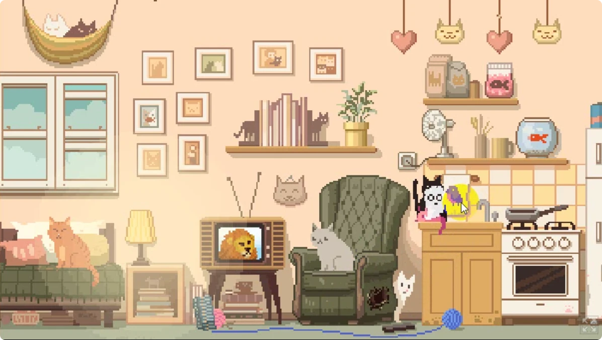 Click the hanging bird towel